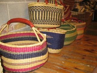 Display of baskets in our store