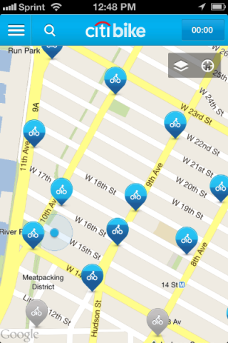 Citi Bike Rental Docks Near CMB