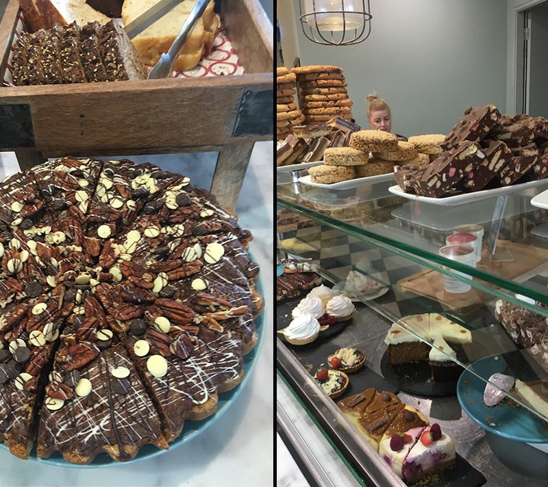 sweets at Avoca including great looking Rocky Road