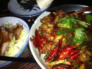 Sichuan Soft Shell Crab and Duck with Sichuan Pepper