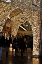 Chelsea Market lit up for the Holidays!