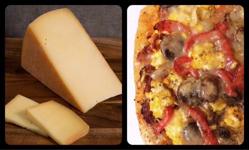 Raclette Cheese Slice - Breakfast Pizza